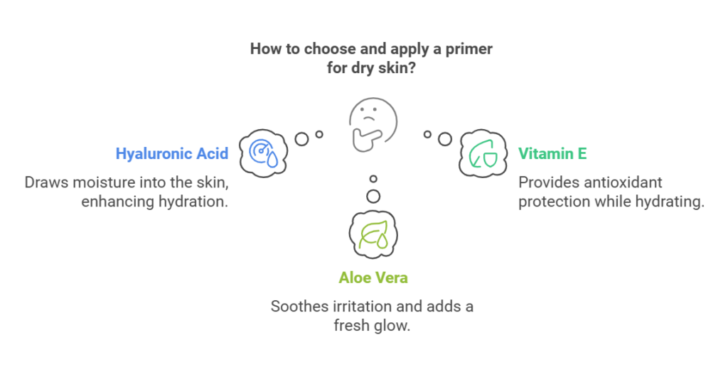 How to choose and apply a primer for dry skin?